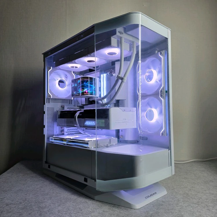 9800X3D 5080 B850 32GB 1TB 1000W 어로스 마스터 초고사양 엔드급 게이밍 컴퓨터 본체 이미지