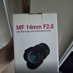 삼양 14mm F2.8 mf z 마운트 니콘 망원렌즈 23년 구매 이미지