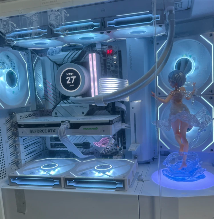 NZXT KRAKEN ELITE 360 RGB (화이트) + 리안리 유니팬 INF 120 3ea 크라켄 엘리트 이미지
