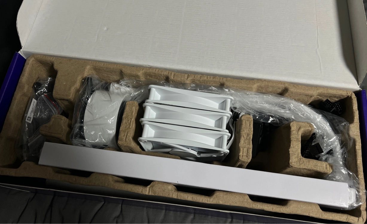 NZXT KRAKEN ELITE 360 RGB (화이트) + 리안리 유니팬 INF 120 3ea 크라켄 엘리트 이미지