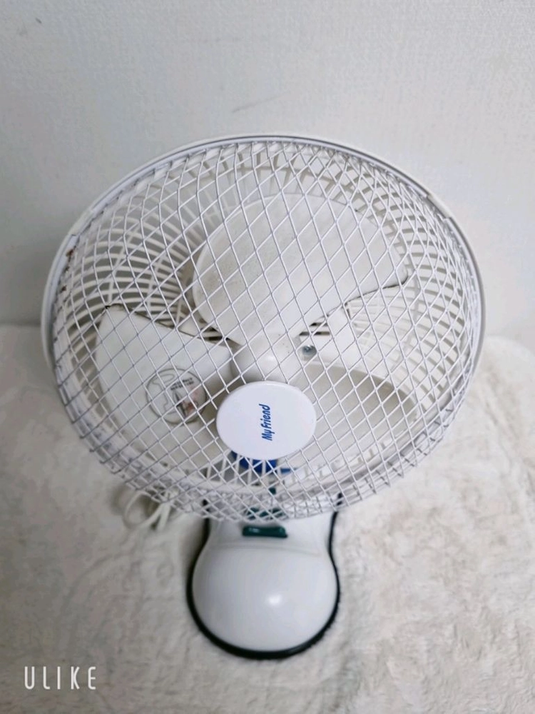 탁상용 선풍기 화이트/블루 (신발 모양) 이미지