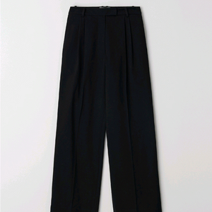 플랫에이티 edge tucked trousers 엣지턱 트라우저팬츠 블랙 M 이미지