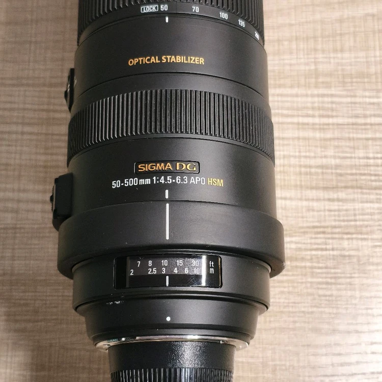 시그마 50-500mm F4.5-6.3 APO DG OS HSM 망원 줌렌즈 이미지