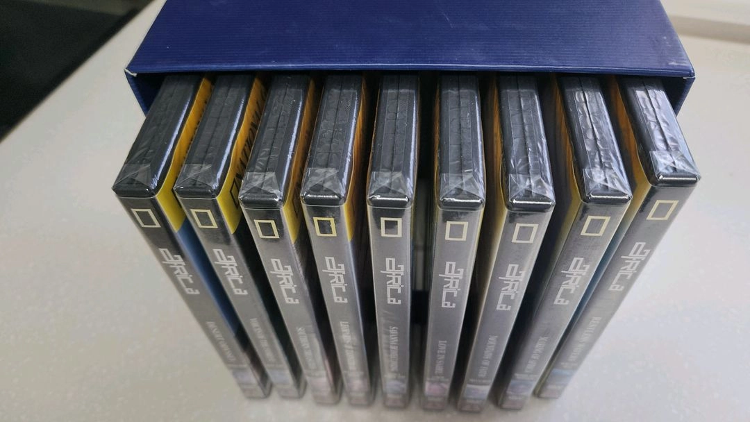 내셔널지오그래픽 아프리카 DVD 9disc 박스 비닐미개봉 이미지