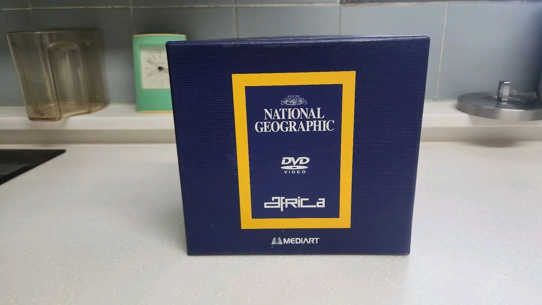 내셔널지오그래픽 아프리카 DVD 9disc 박스 비닐미개봉 이미지