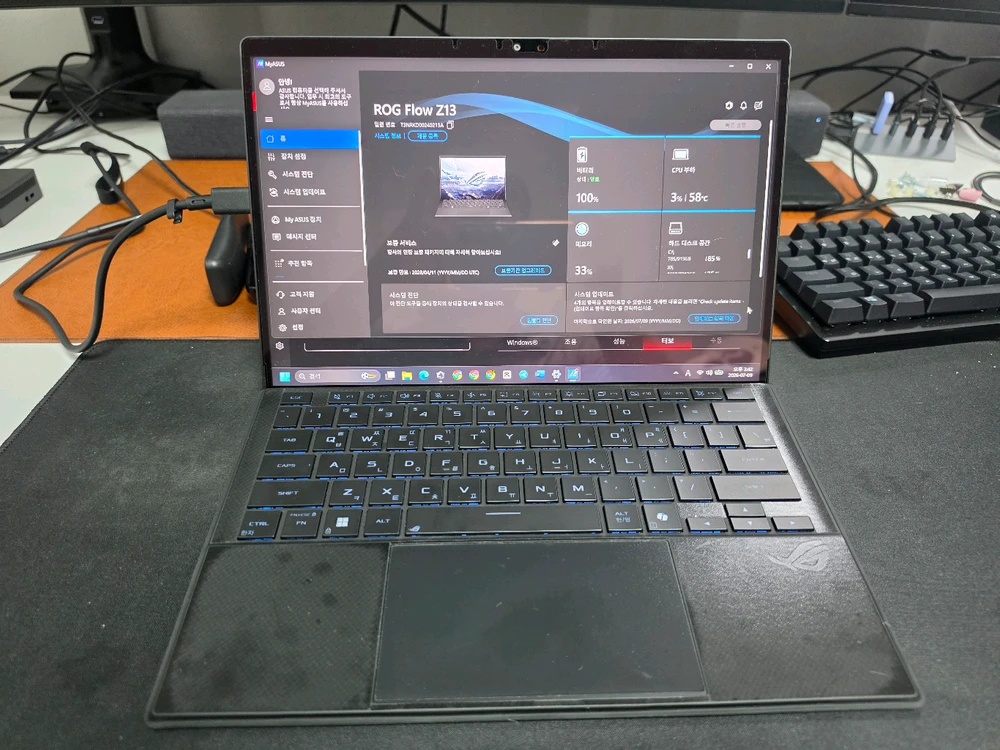 2025 ASUS ROG Flow Z13 GZ302EA 라이젠 ai max+ 395 8060s 64gb 1tb - 안심되는 중고거래