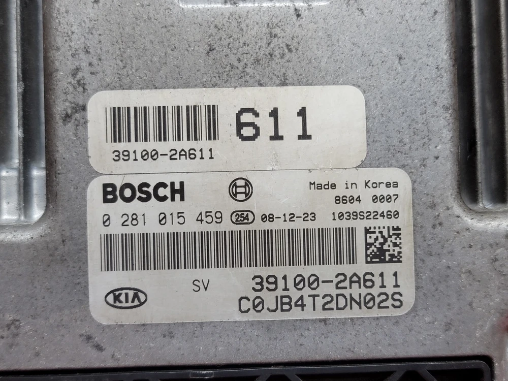 (중고) 기아 뉴프라이드 중고 ECU 39100-2A611 / 391002A611 / 39100-2A611 이미지