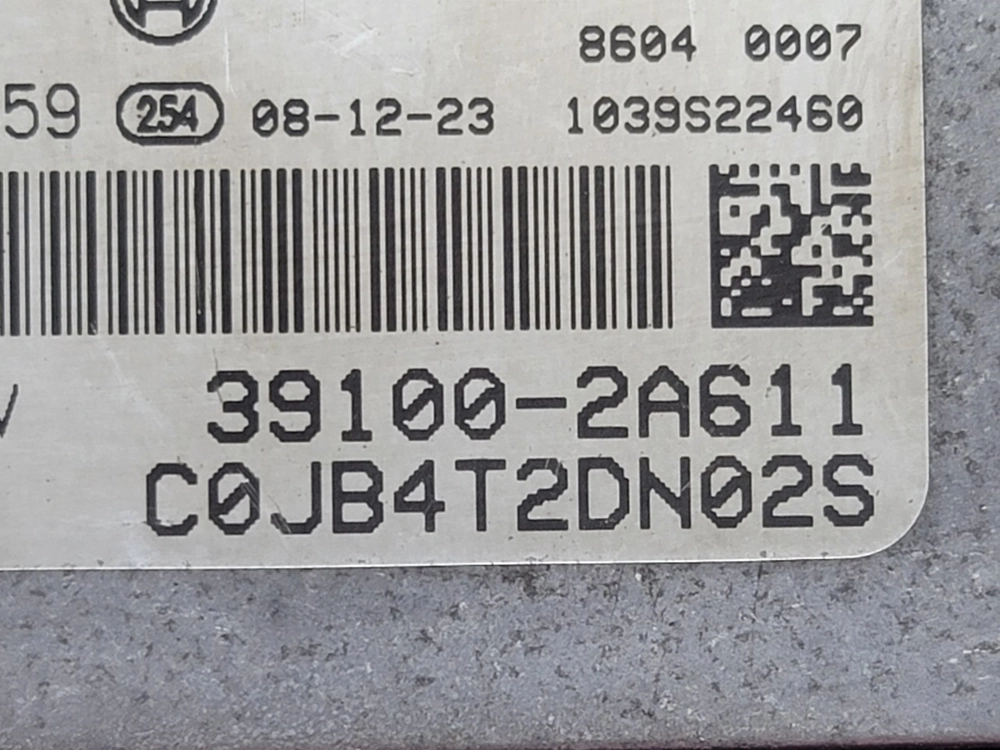 (중고) 기아 뉴프라이드 중고 ECU 39100-2A611 / 391002A611 / 39100-2A611 이미지