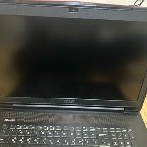 고장 부품용 msi MSI GT72VR 7RE 판매(아답터포함.화면 포스팅x) 이미지