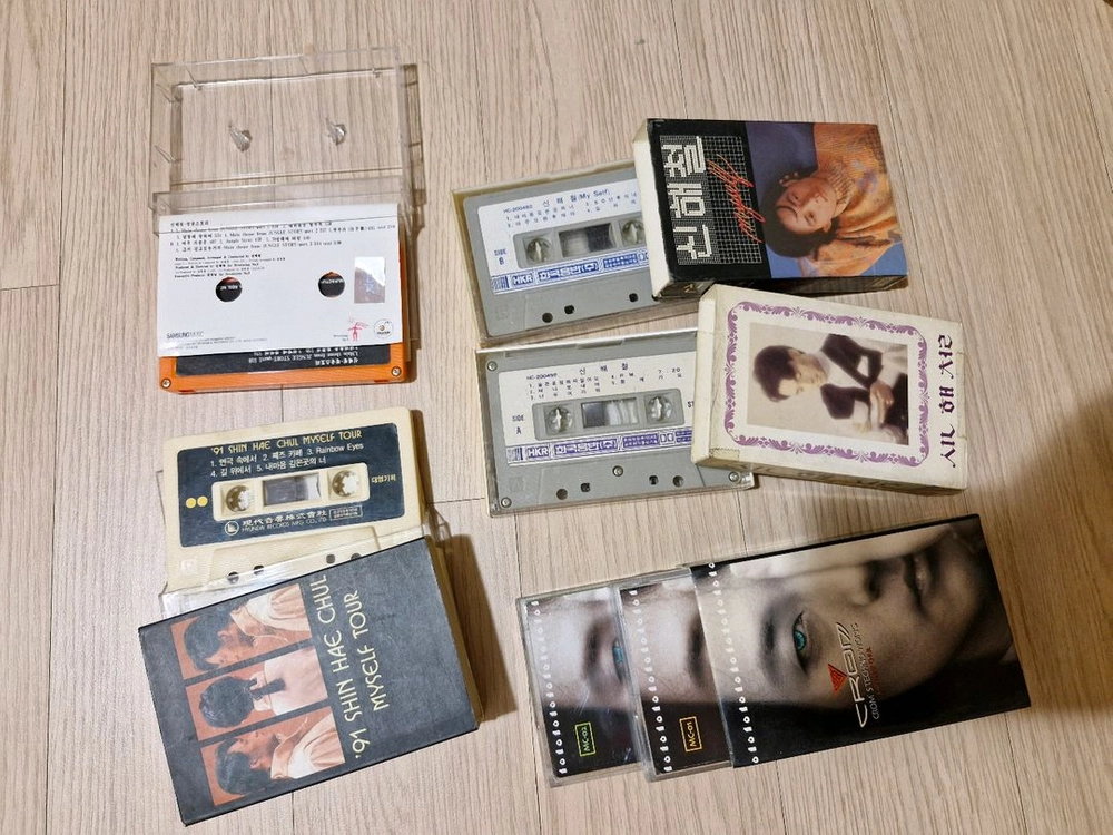 신해철 카세트 테이프 6개입니다- Croms Techno Works 포함 (택배비별도) 이미지