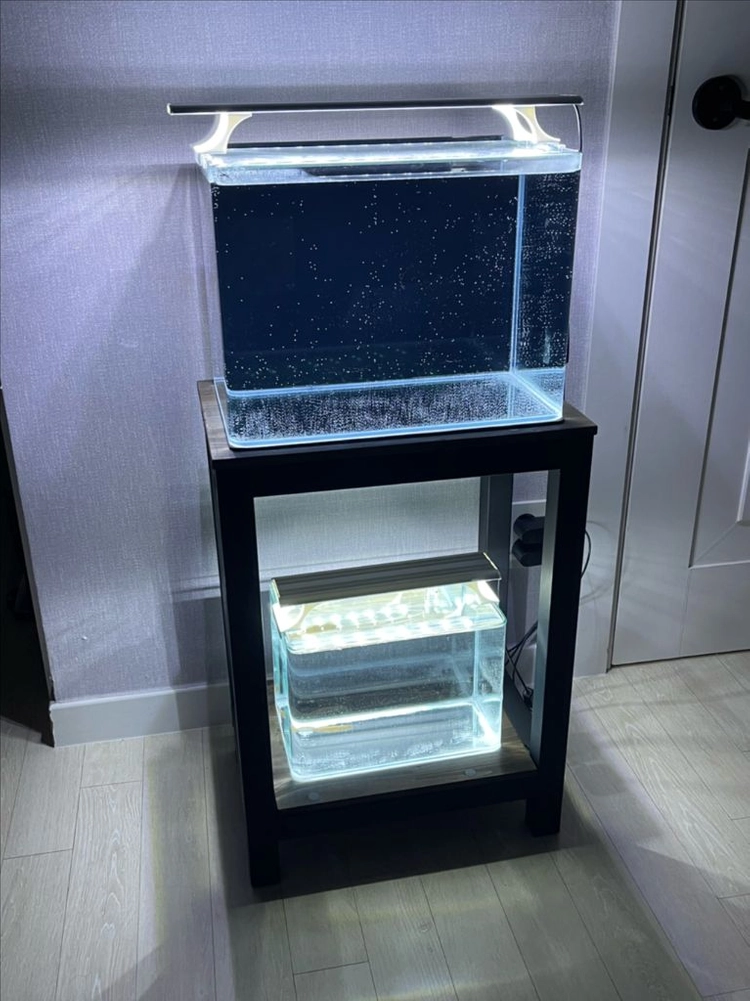 (경기 북부) 미니 40x26x30, 30x19x21 라운드 어항 + 축양장 수조 세트 상태 새제품급 이미지