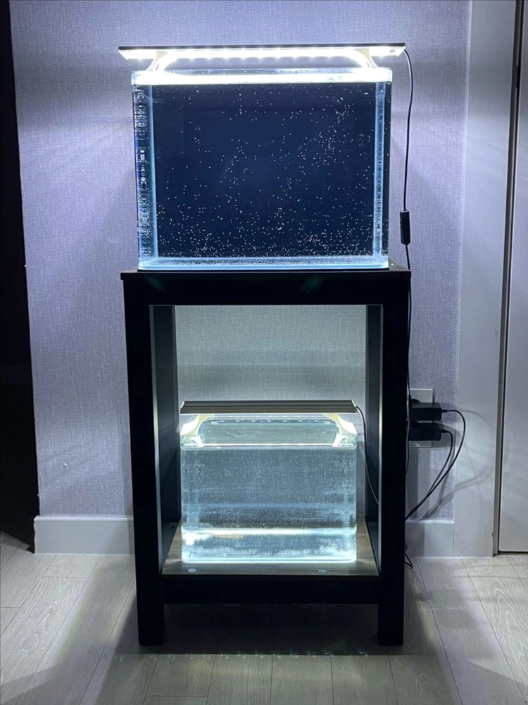 (경기 북부) 미니 40x26x30, 30x19x21 라운드 어항 + 축양장 수조 세트 상태 새제품급 이미지
