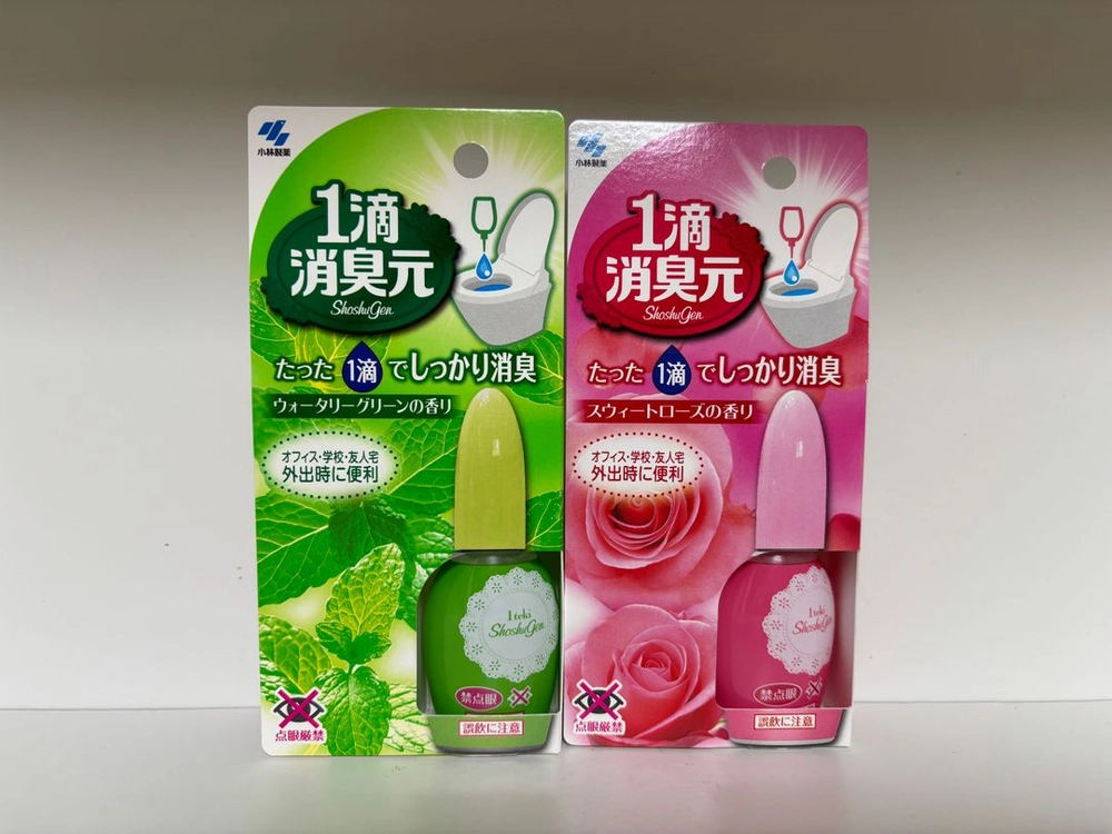 일본 고바야시 쇼슈겐 화장실 냄새제거 한방울 20ml 그린향+로즈향 이미지