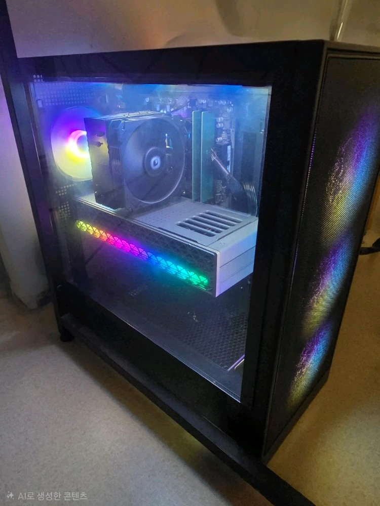 7500f + 9070xt+32g+1tb ssd pc본체 데스크탑 팝니다 이미지