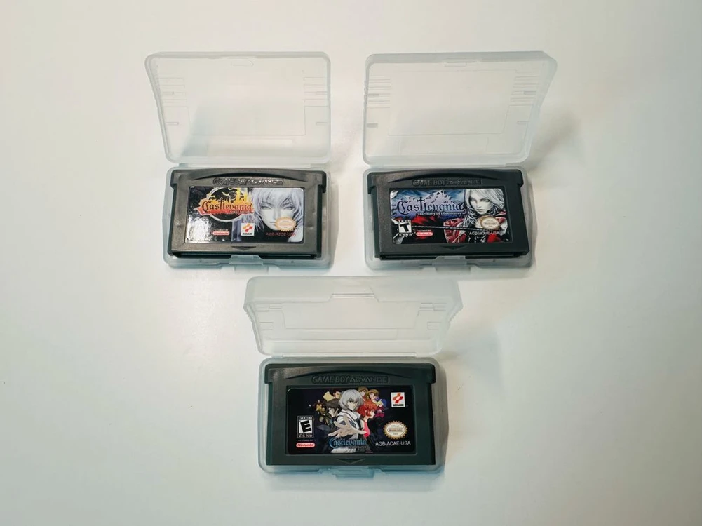 닌텐도 GBA 게임보이 어드밴스 악마성 드라큘라 3종 북미판 알팩 판매 이미지