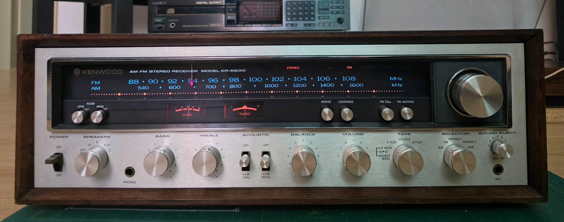켄우드 KR-6600 리시버 앰프 - 안심되는 중고거래