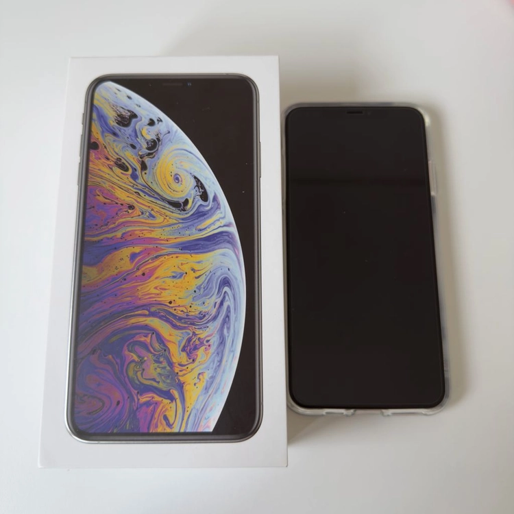 아이폰 xs max 실버 512기가 한국 정발 풀박스 이미지
