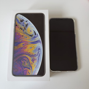 아이폰 xs max 실버 512기가 한국 정발 풀박스 이미지