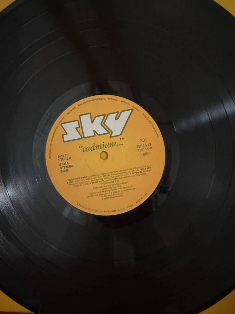 (프로그레시브 록, 스카이 5집)Sky Cadmium LP 이미지