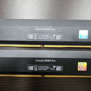 [정품] 마이크론 Crucial DDR5-6400 CL38 PRO 32GB RAM (16GB x 2) 이미지
