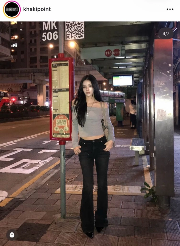 카키포인트 부츠컷 바지 새제품 정가 12만원대 이미지