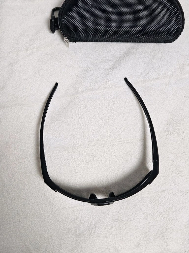 (새것)블랙 사이클고글 스포츠안경 눈안부심 런닝선글라스 가볍고 편한 착용감 이미지