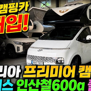 스타리아 모터홈 프리미어 캠핑카 이미지