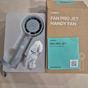 S급 / 루메나 프리미엄 휴대용 무선 선풍기 FAN PRO JET 화이트 이미지