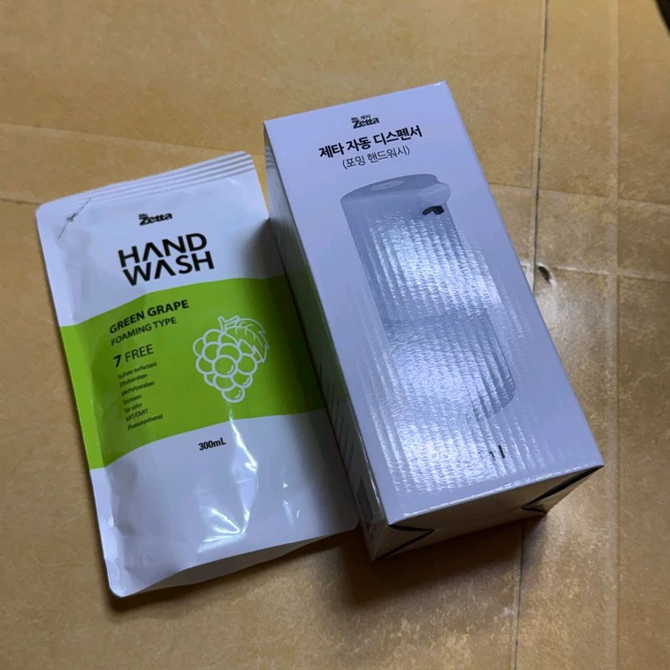 미스터제타 스마트 자동 손 세정기 디스펜서 세정제 + 포밍 핸드워시 300mL 리필 미개봉 새상품 이미지