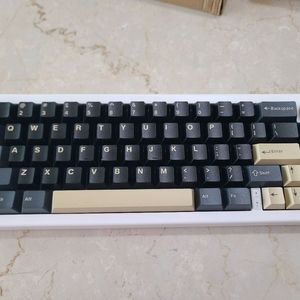 zouya GMK67 67키 미니 기계식 키보드, 미드나잇축, 무각 키캡 이미지