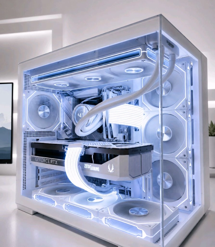 라이젠7 9800X3D RTX5080 화이트신품PC 팝니다 이미지