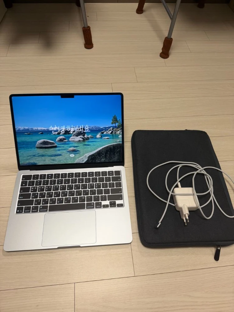 S급 ) 맥북 에어 M5 13인치 16gb 512ssd 스카이블루 이미지
