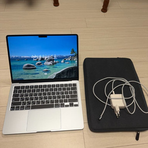 S급 ) 맥북 에어 M5 13인치 16gb 512ssd 스카이블루 이미지