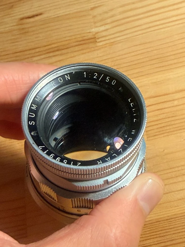 마지막가격-구매당시가격 그대로) 라이카 주미크론 50mm f2 리지드 후기형 이미지