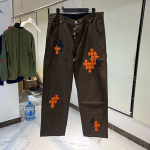 크롬하츠 패치 브라운 팬츠 이미지