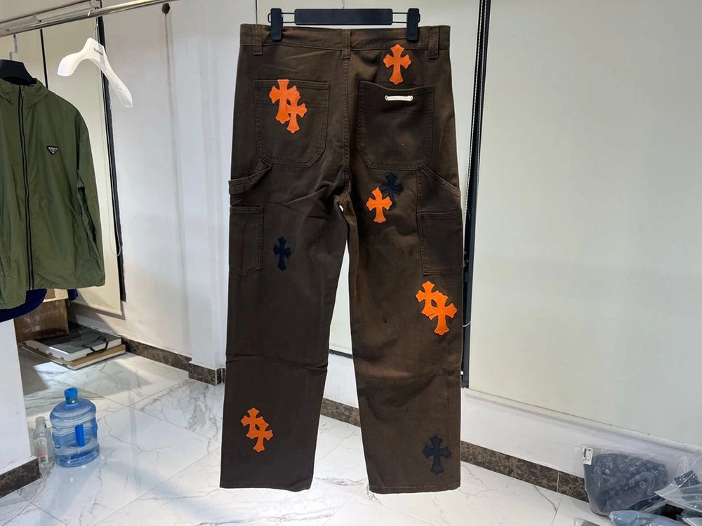 크롬하츠 패치 브라운 팬츠 이미지