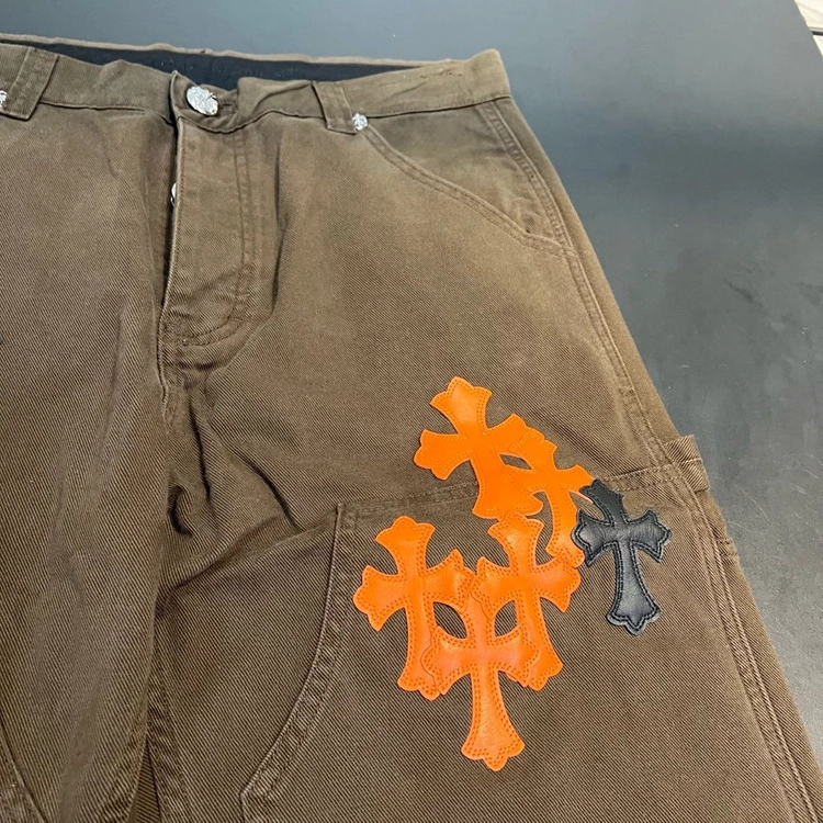 크롬하츠 패치 브라운 팬츠 이미지