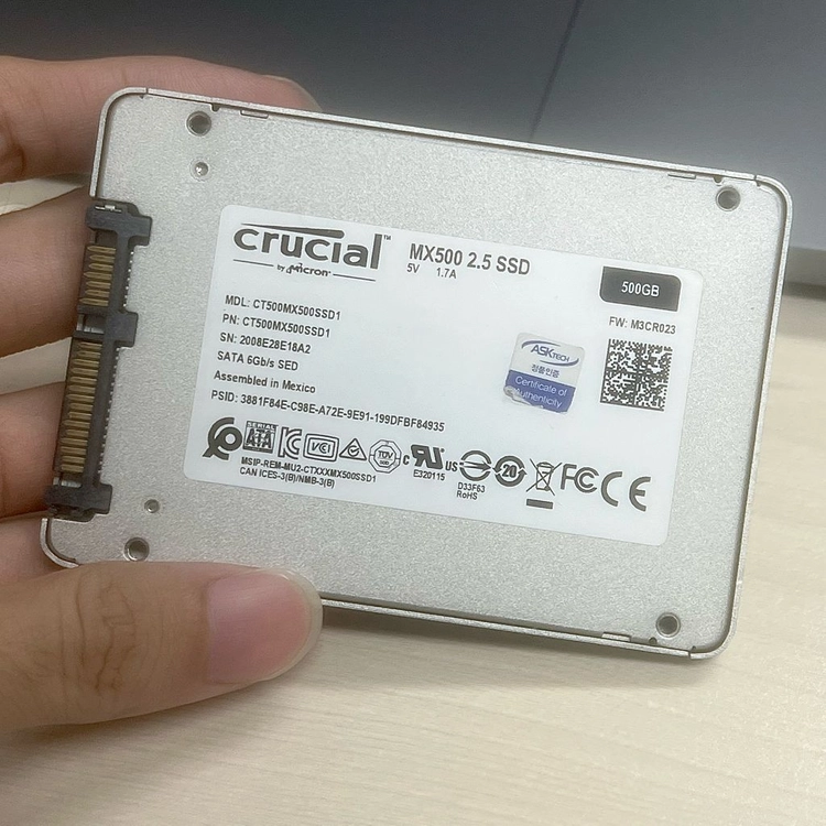 마이크론 500기가 MX500 SSD 500GB (2/2) 이미지