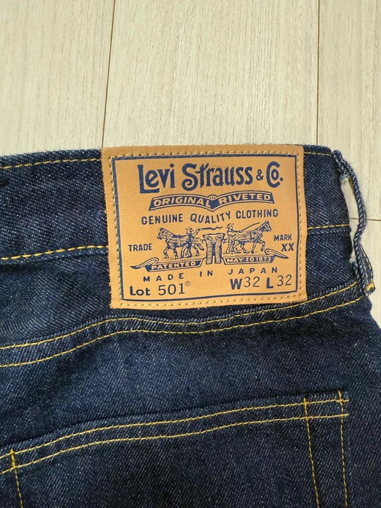 리바이스 블루탭 1980s 501 made in japan 이미지