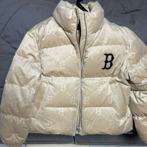 MLB W 다이아 벨벳 구스 크롭 패딩 3FDJM0226 43BGS 50BKS 이미지