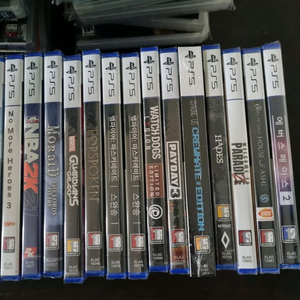 미개봉 새제품 ps5 노모어히어로즈3 nba 모비드 가디언즈 포스포큰 스완송 와치독스 페이데이3 어몽어스 패러다이스 이미지