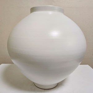 무광 대형 달항아리 5번 (48cm) 이미지