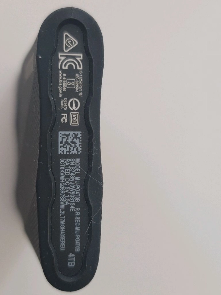 삼성 외장 SSD T9 4테라바이트 판매합니다. 이미지