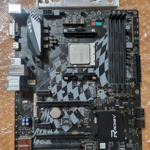 라이젠5 3500 CPU + B350 GT5 메인보드 세트 이미지