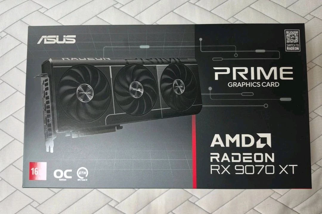 ASUS 라데온 RX 9070 XT 그래픽카드 (s급) 보증 1년이상 남음 - 안심되는 중고거래