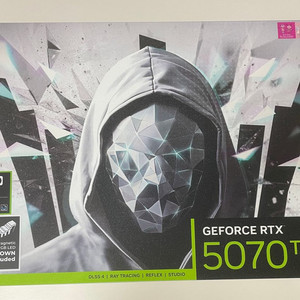 RTX 5070Ti HOF (Hall Of Fame) 미개봉 풀박 그래픽카드 이미지