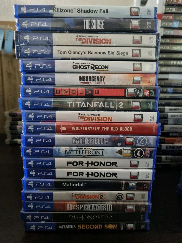 미개봉 Ps4 킬존 서지 디비전 레인보우 고스트리콘 인서전시 이볼브 타이탈폴2 울펜슈타인 배틀필드4 배틀프론트 포아 - 안심되는 중고거래