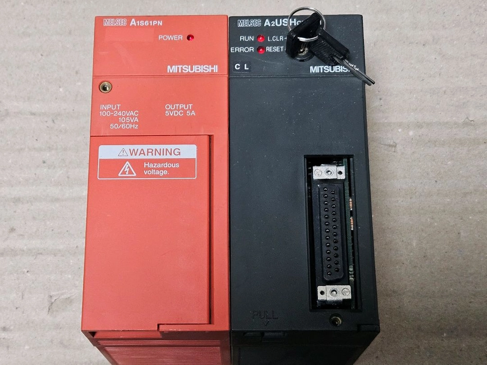 미쓰비시 PLC A1S61PN, A2USHCPU-S1 실사용품 A급 일괄판매 정상동작 상태최상 테스트완료 이미지