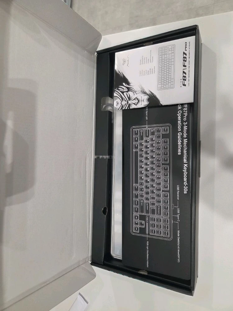 독거미 키보드 f87 pro 화이트 이미지
