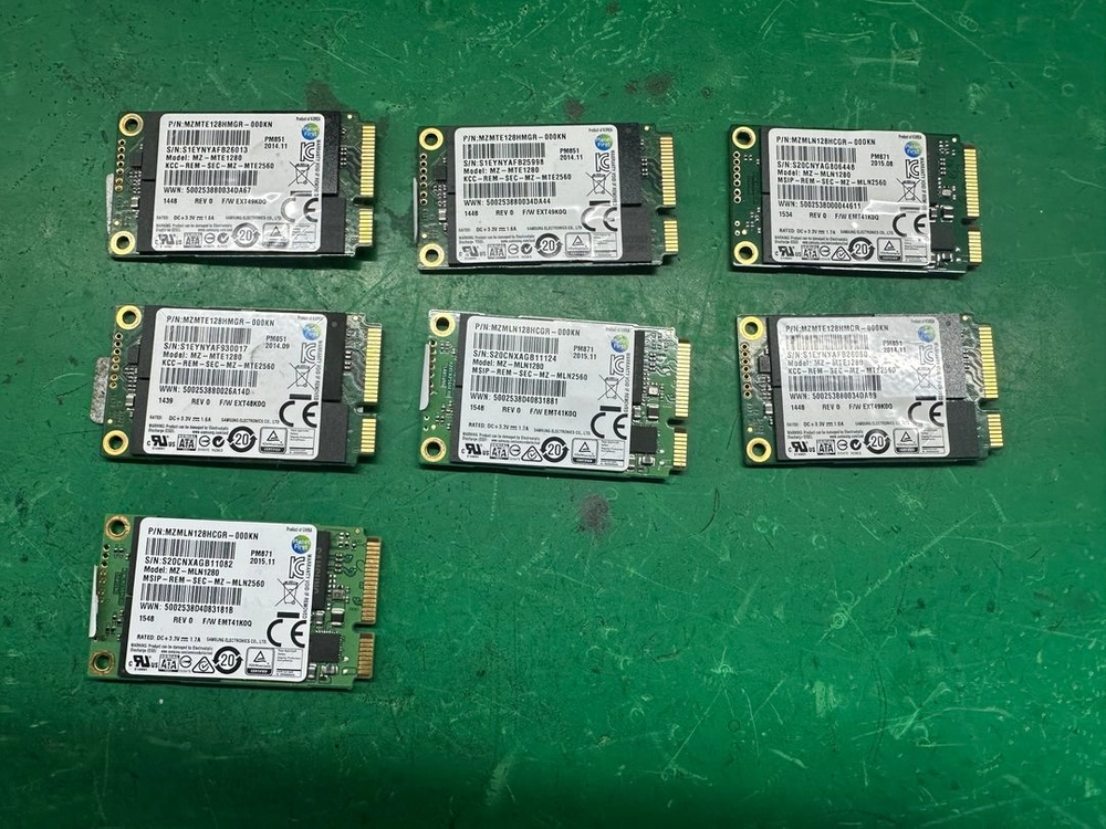 삼성 PM851 mSATA SSD 128GB 정상작동 판매 - 안심되는 중고거래